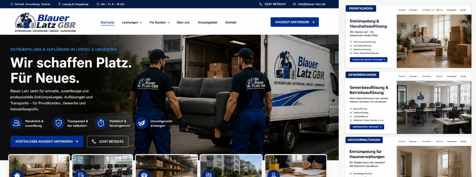 Blauer-Latz GbR Logo